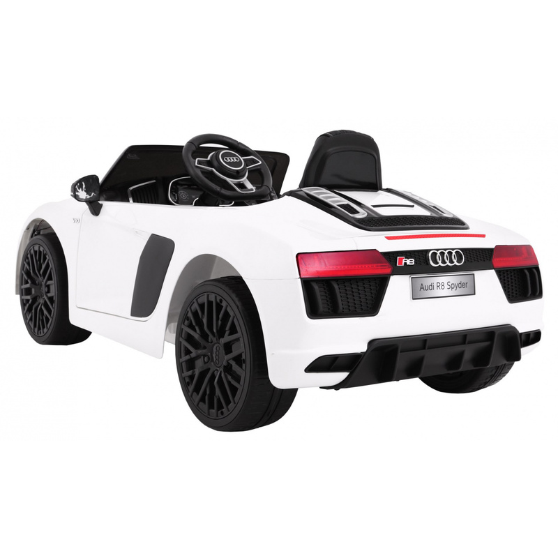 Laste elektriauto AUDI R8 Spyder, valge