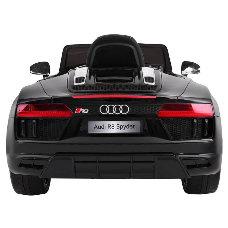 Laste elektriauto AUDI R8 Spyder, must