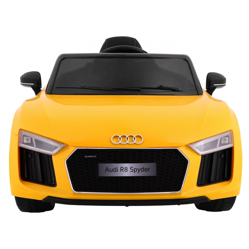 Laste elektriauto AUDI R8 Spyder, kollane