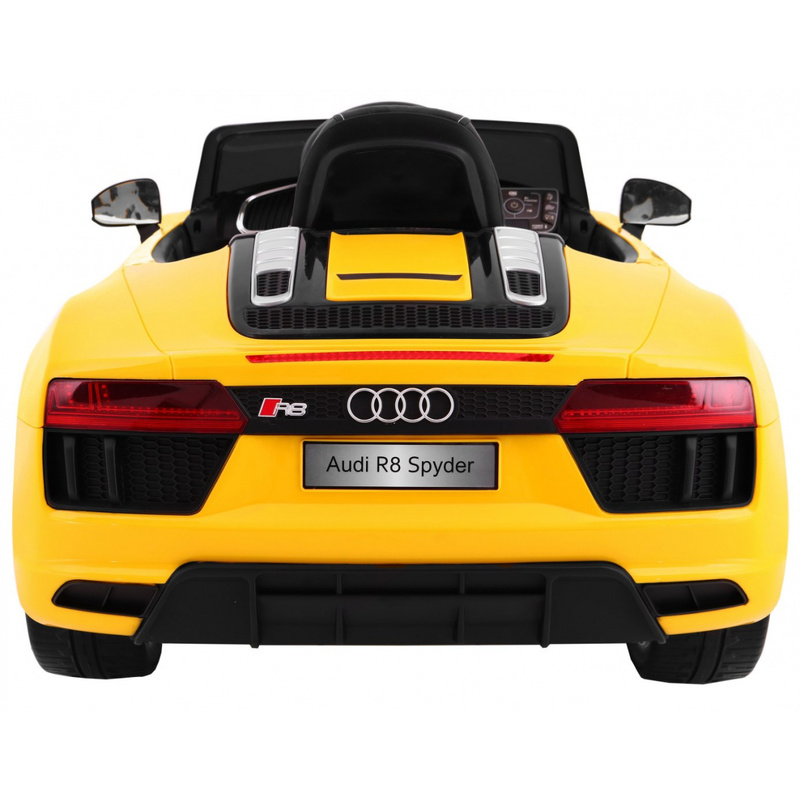 Laste elektriauto AUDI R8 Spyder, kollane