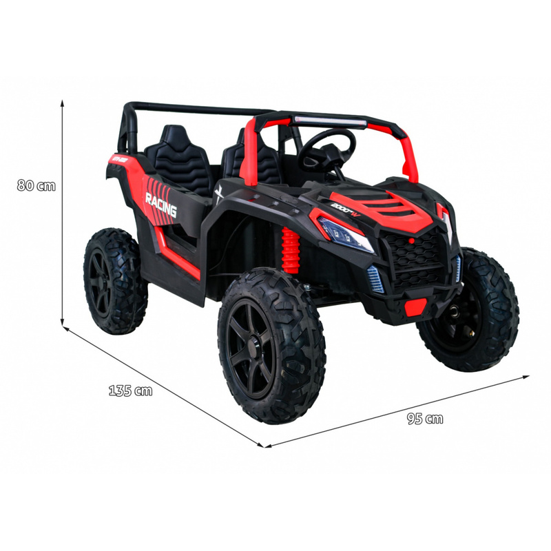 Buggy ATV STRONG Racing ATV, punane