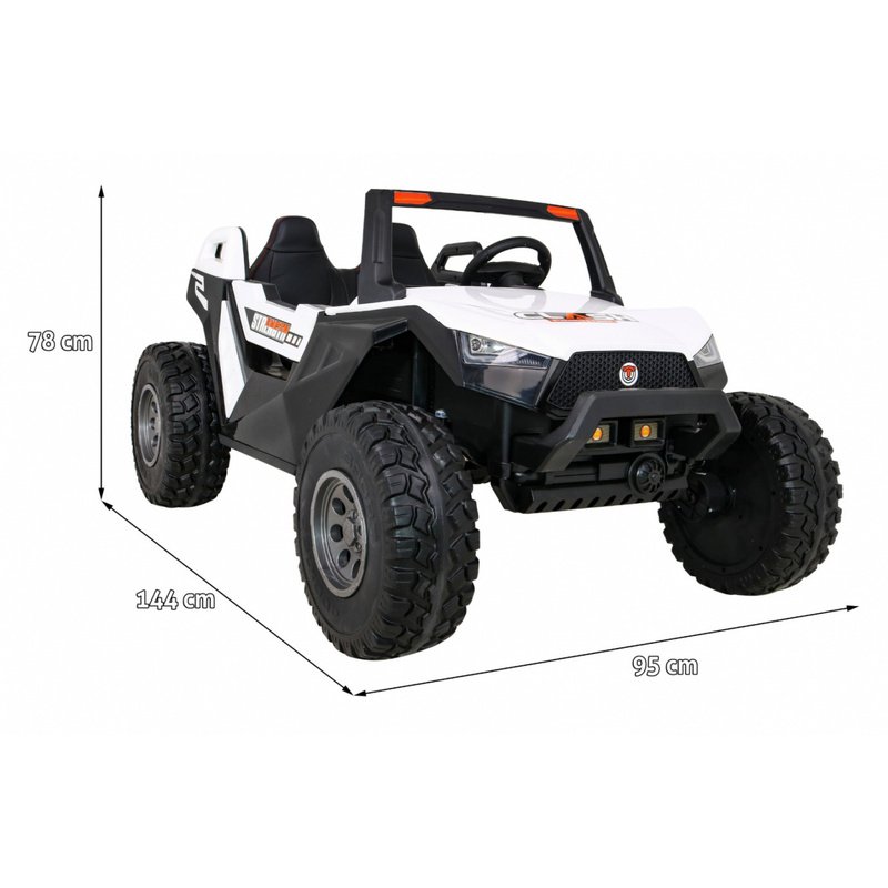 Buggy Clash 4x4 elektriauto, valge