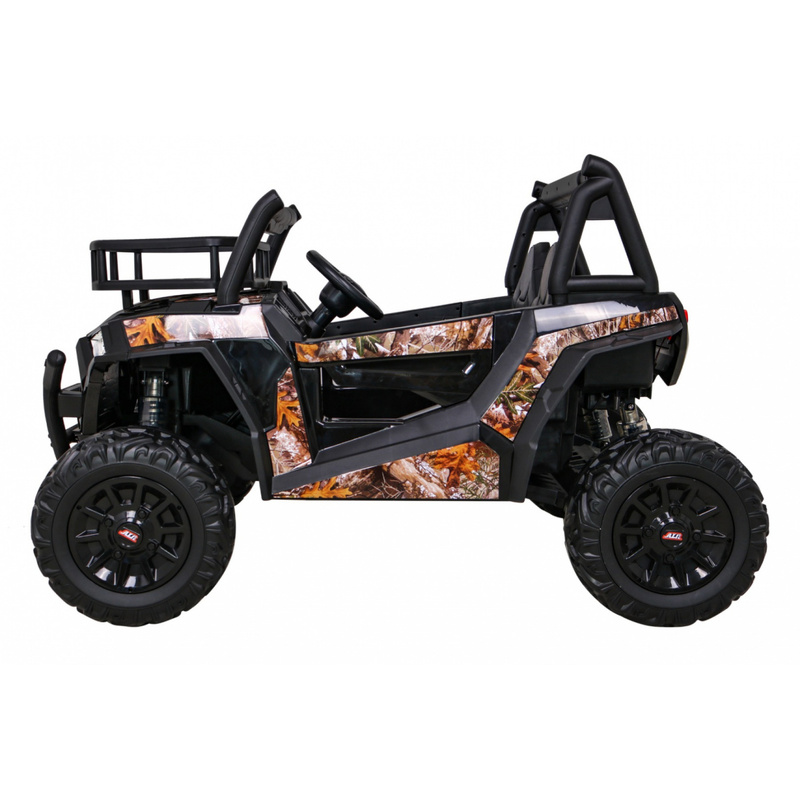 Buggy UTV elektriauto, must