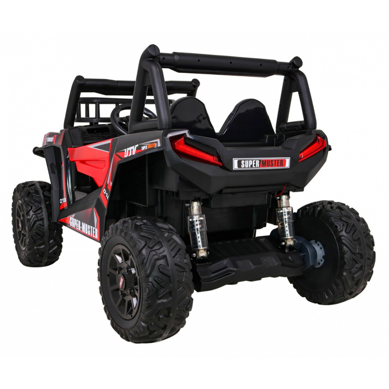 Kahekohaline elektriauto Buggy UTV, punane