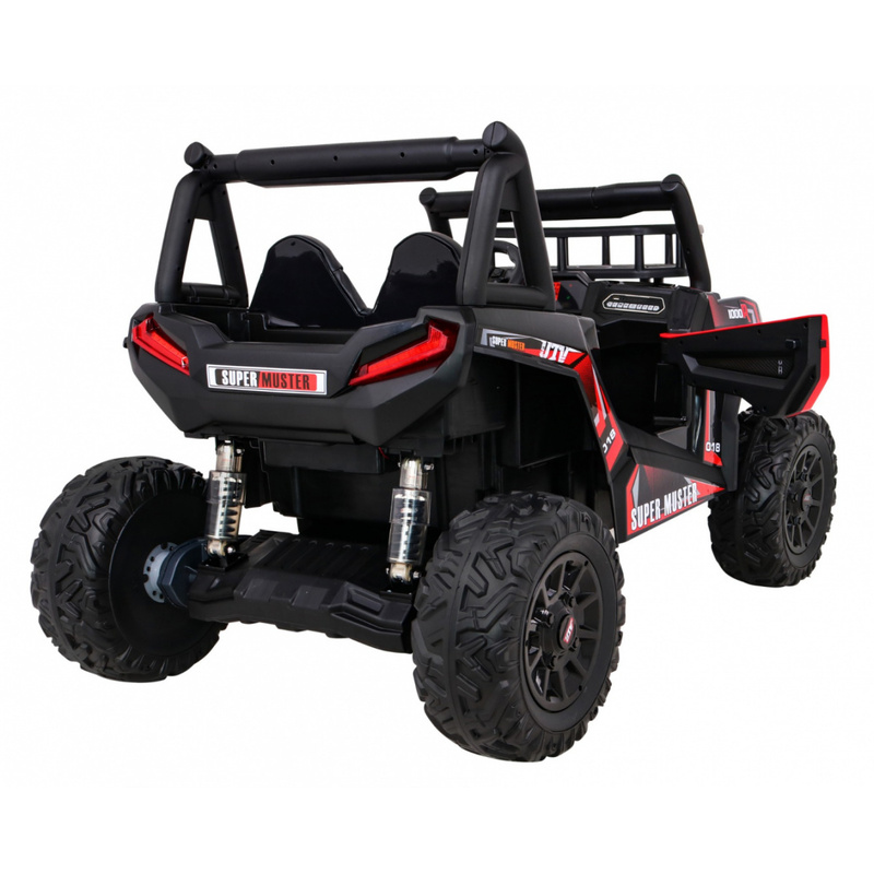 Kahekohaline elektriauto Buggy UTV, punane