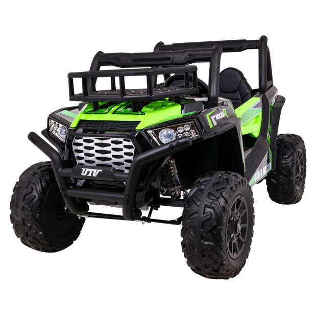 Topelt elektriauto Buggy UTV, roheline