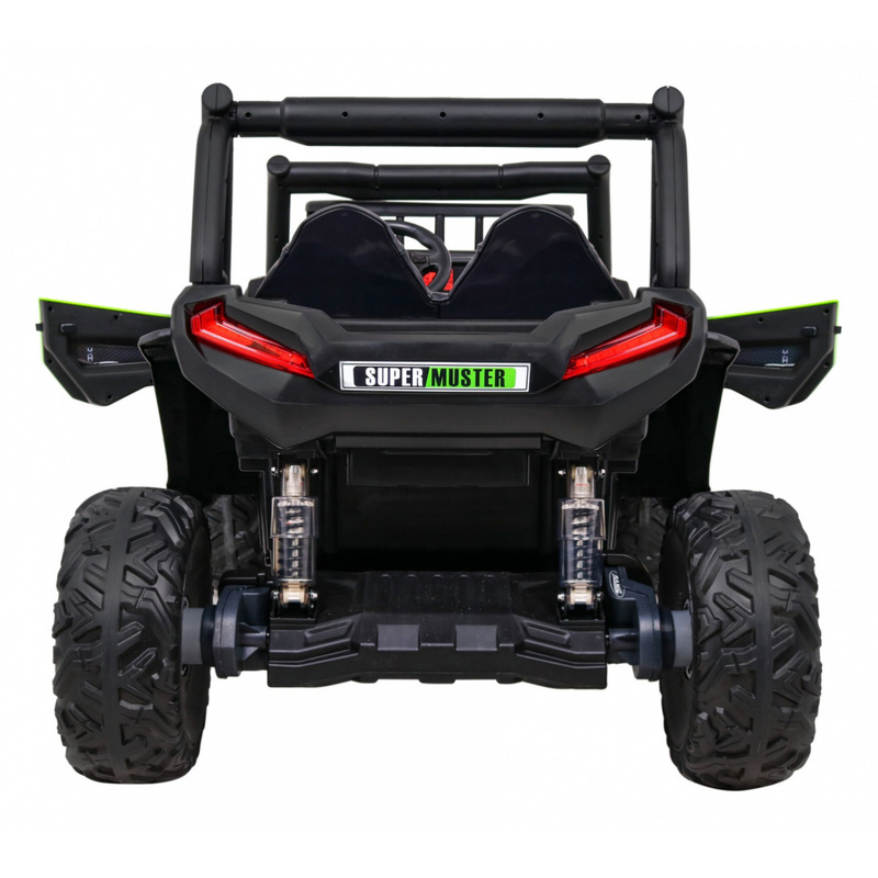 Topelt elektriauto Buggy UTV, roheline