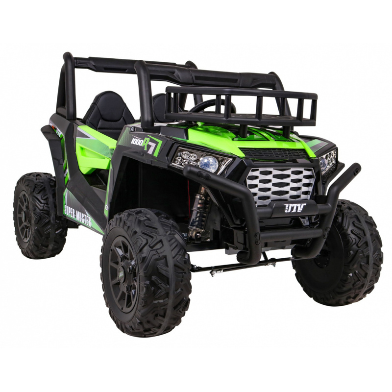 Topelt elektriauto Buggy UTV, roheline