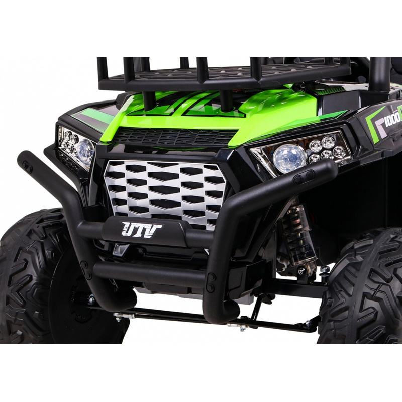 Topelt elektriauto Buggy UTV, roheline