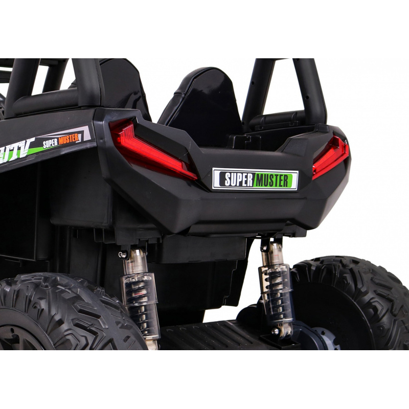 Topelt elektriauto Buggy UTV, roheline