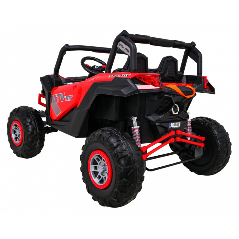 Topelt elektriauto Buggy UTV-MX, punane