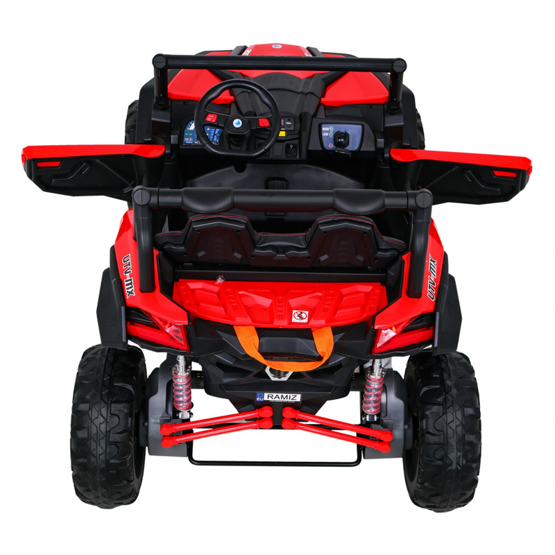 Topelt elektriauto Buggy UTV-MX, punane