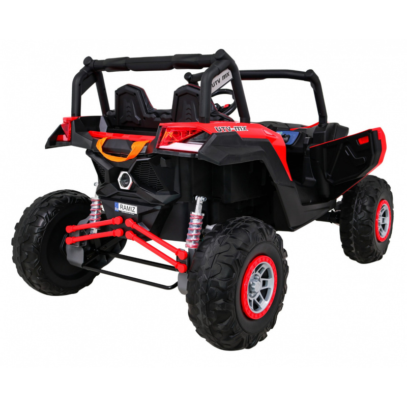 Topelt elektriauto Buggy UTV-MX, punane