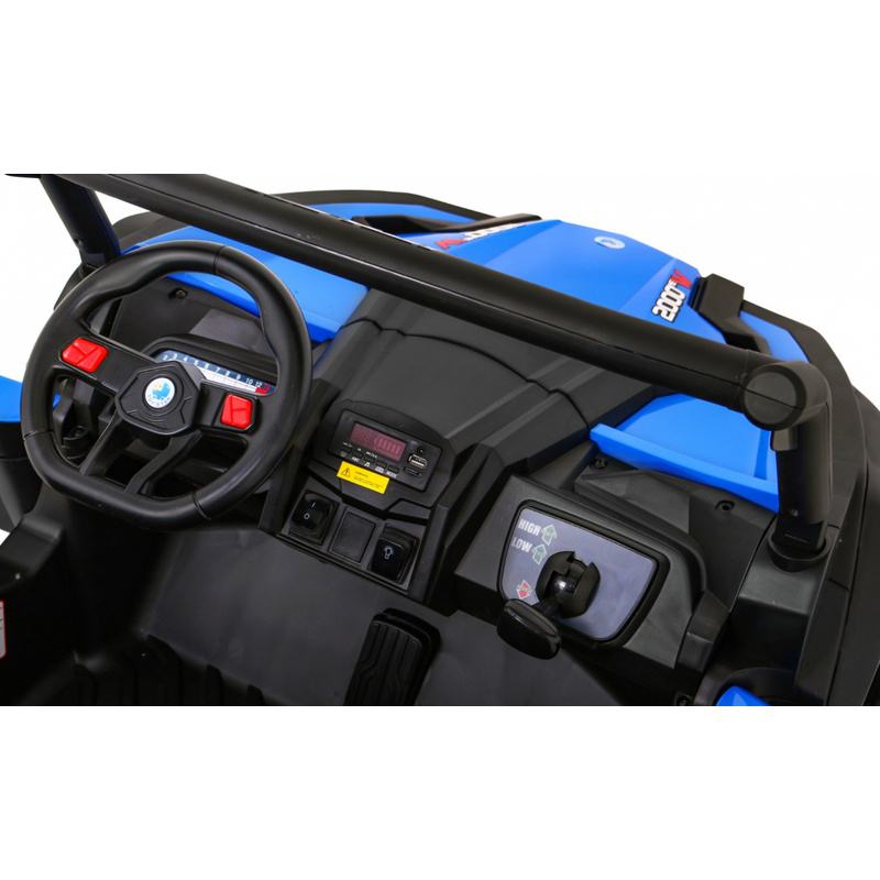 Topelt elektriauto Buggy UTV-MX, sinine