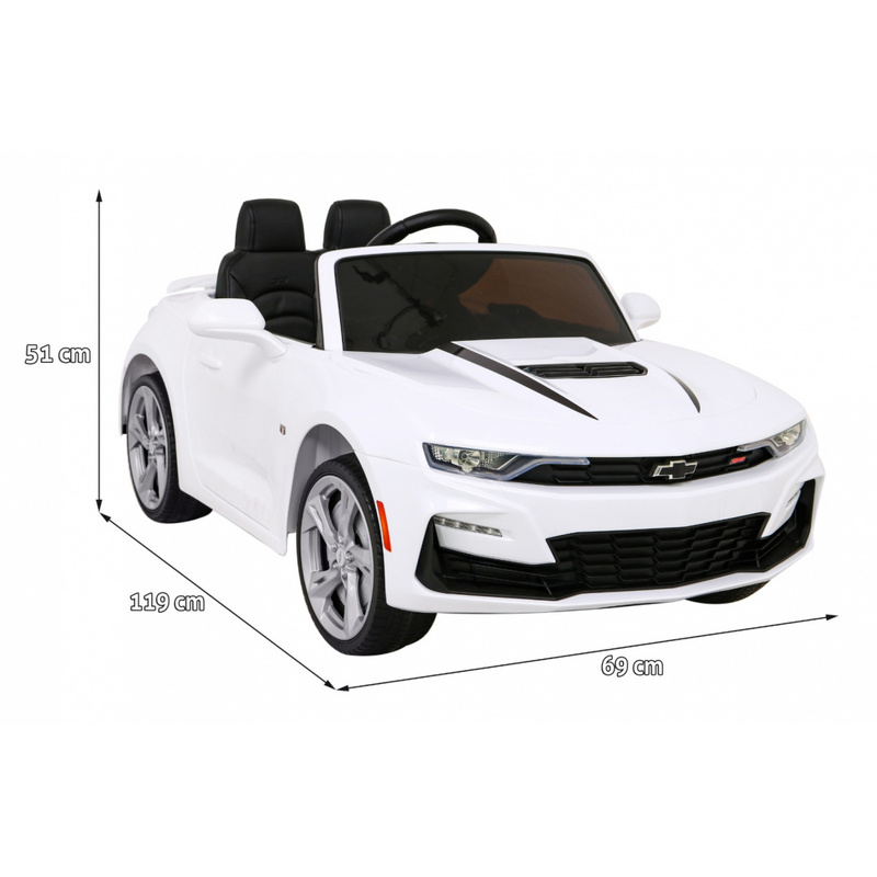 Chevrolet CAMARO 2SS ühekohaline elektriauto, valge