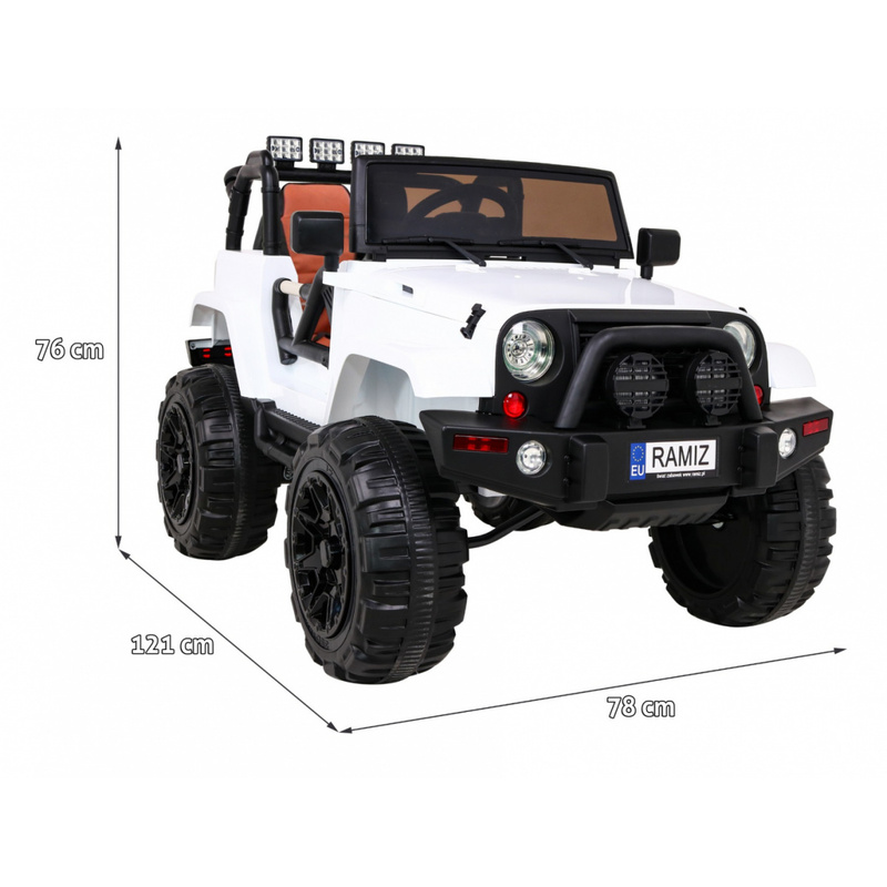 Jeep All Terrain elektriline üheistmeline, valge