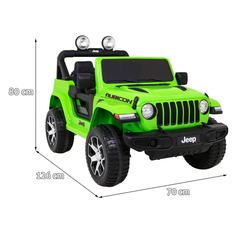 Jeep Wrangler Rubicon elektriline kahekohaline, roheline