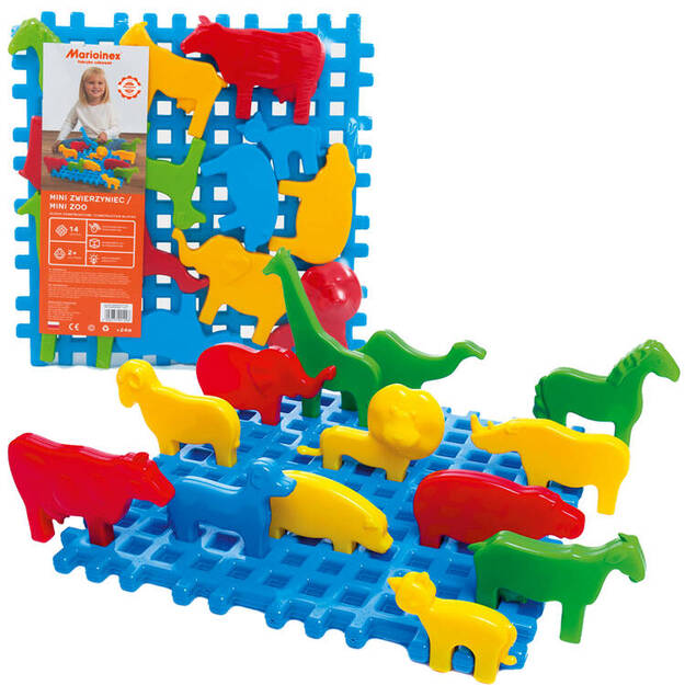 Marioinex Mini Animal House plokid, 14 tk.