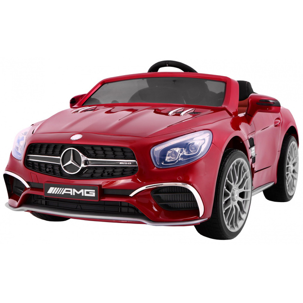 Mercedes AMG SL65 elektriauto lastele, punane - lakitud