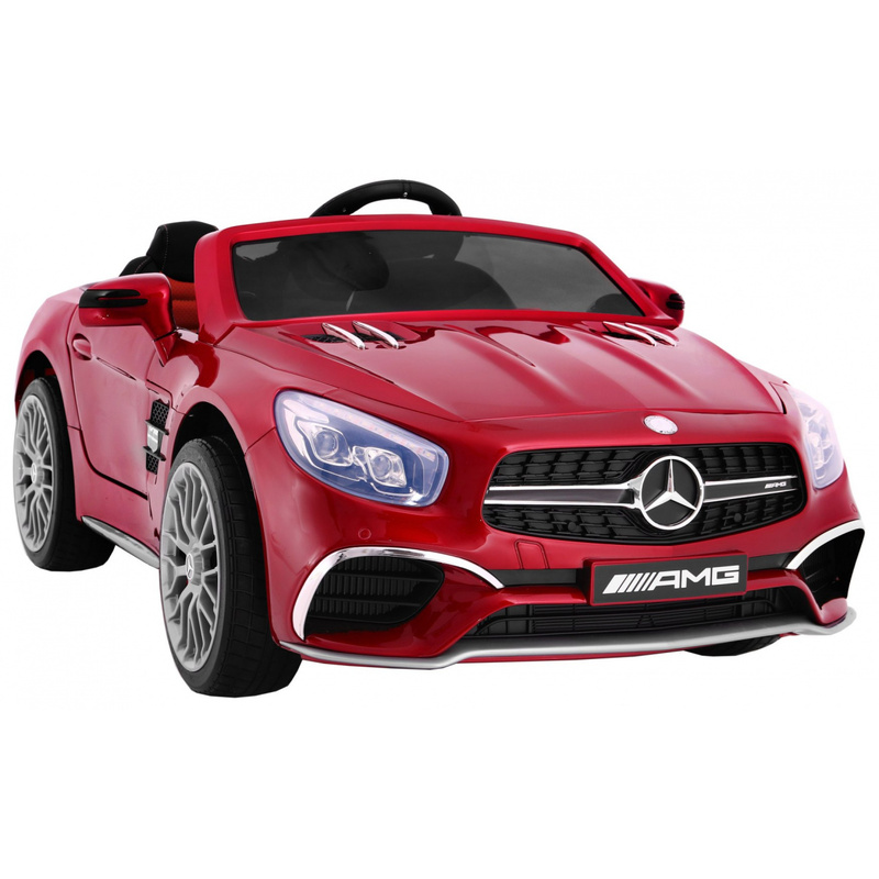 Mercedes AMG SL65 elektriauto lastele, punane - lakitud