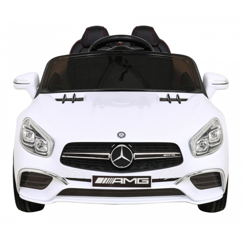 Mercedes Benz AMG SL65 S, ühekohaline elektriauto lastele, valge