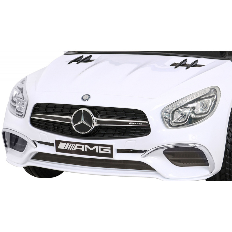 Mercedes Benz AMG SL65 S, ühekohaline elektriauto lastele, valge