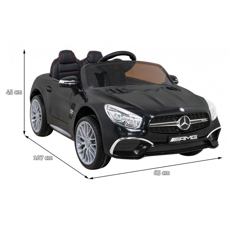 Mercedes Benz AMG SL65 S ühekohaline elektriauto lastele, must