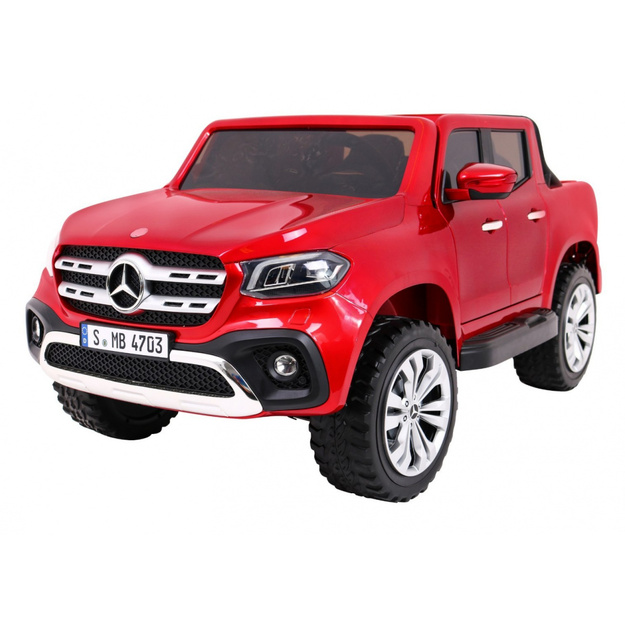 Elektriauto Mercedes Benz X-Class MP4, lakitud punane