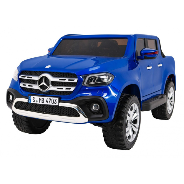 Elektriauto Mercedes Benz X-Class MP4, siniseks lakitud