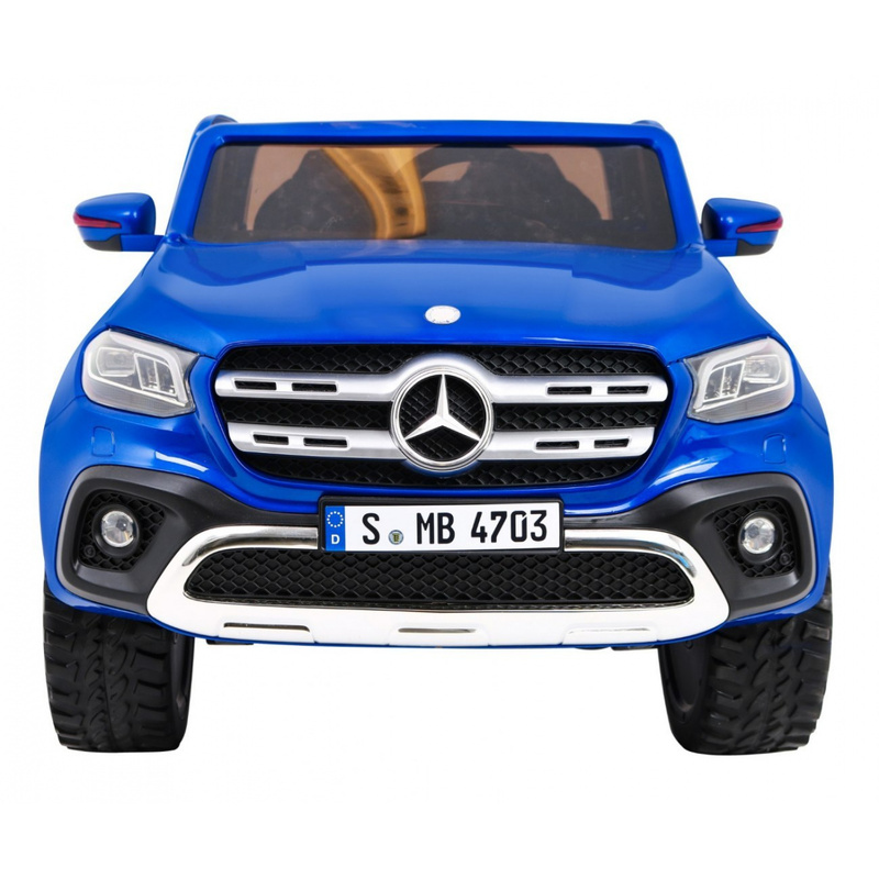 Elektriauto Mercedes Benz X-Class MP4, siniseks lakitud