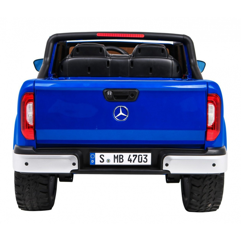 Elektriauto Mercedes Benz X-Class MP4, siniseks lakitud