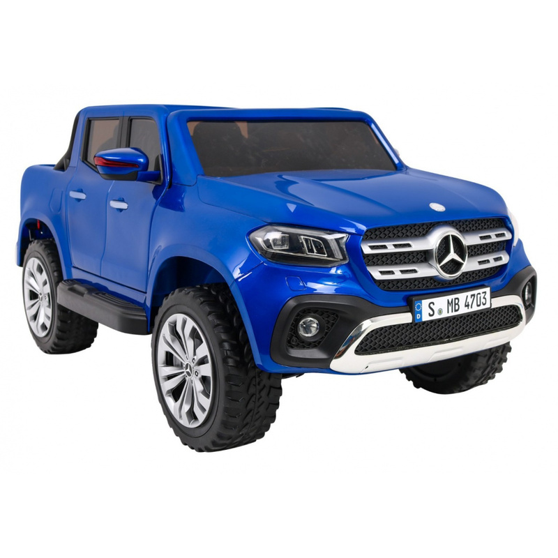 Elektriauto Mercedes Benz X-Class MP4, siniseks lakitud