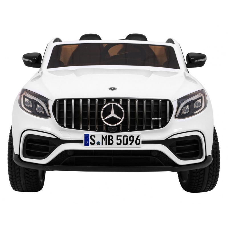 Mercedes Benz GLC 63S ühekohaline elektriauto, valge