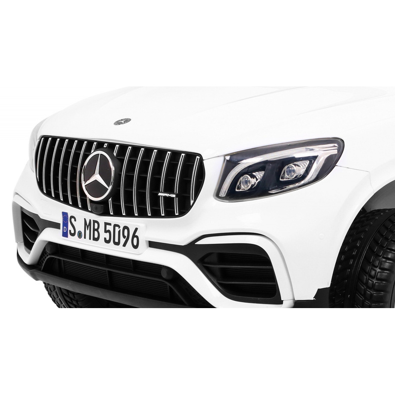 Mercedes Benz GLC 63S ühekohaline elektriauto, valge