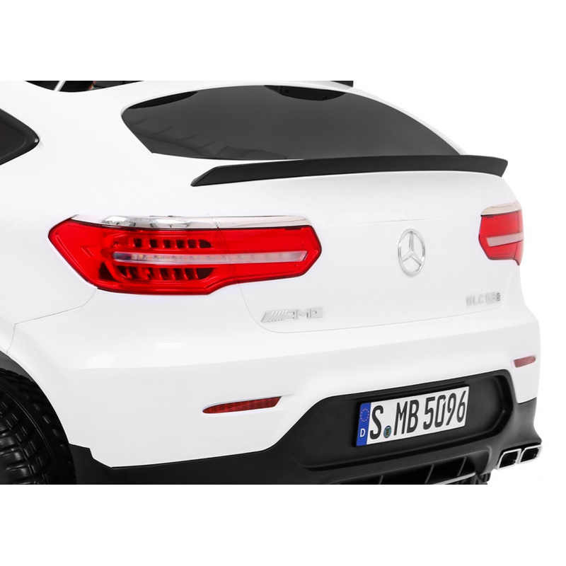 Mercedes Benz GLC 63S ühekohaline elektriauto, valge