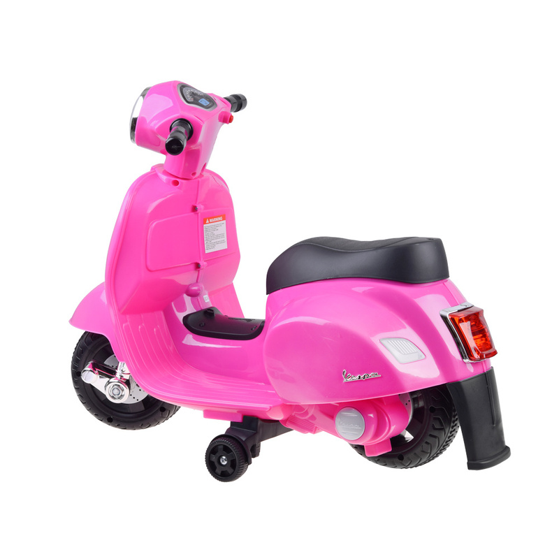 Laste elektrimootorratas - Vespa, punane