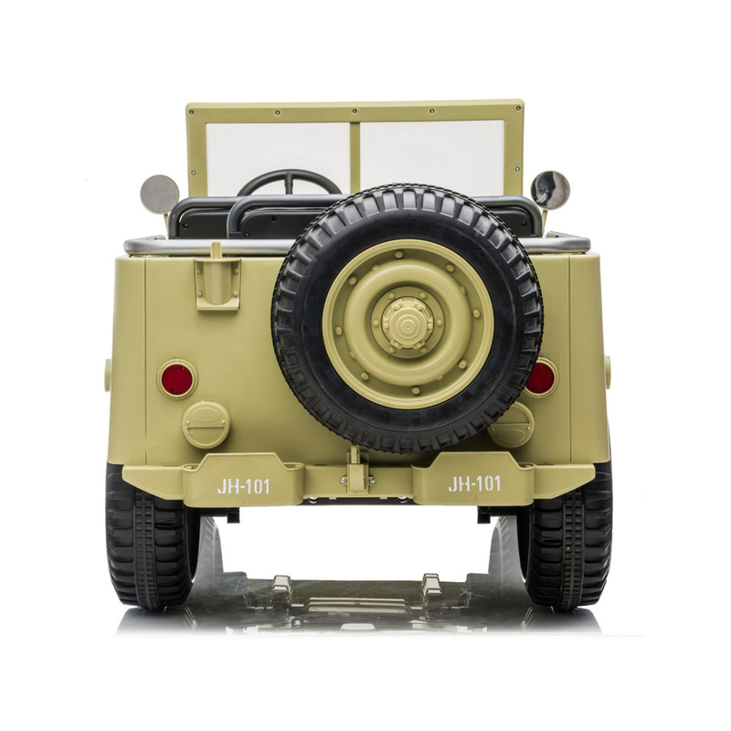 Jeep Willys kolmekordne elektriauto, beež