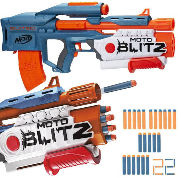 automaatne püss 2in1 - nerf eliit 2.0