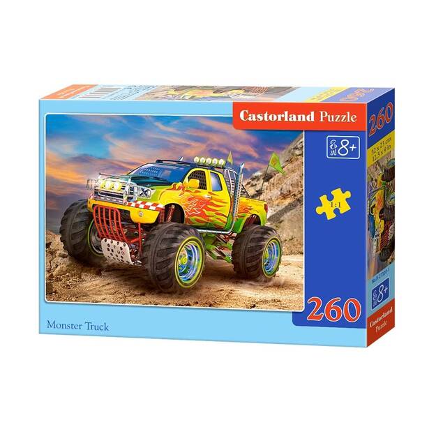 Castorland Monster Truck Puzzle, 260 tükki