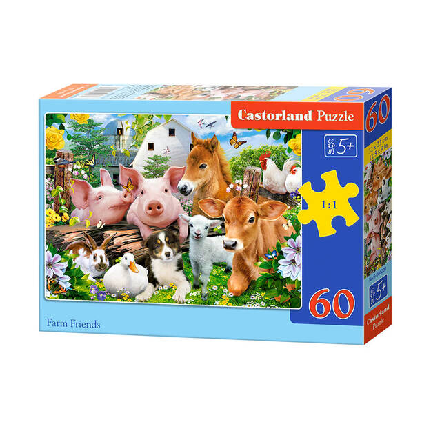 Castorland Farm Friends Puzzle, 60 tükki