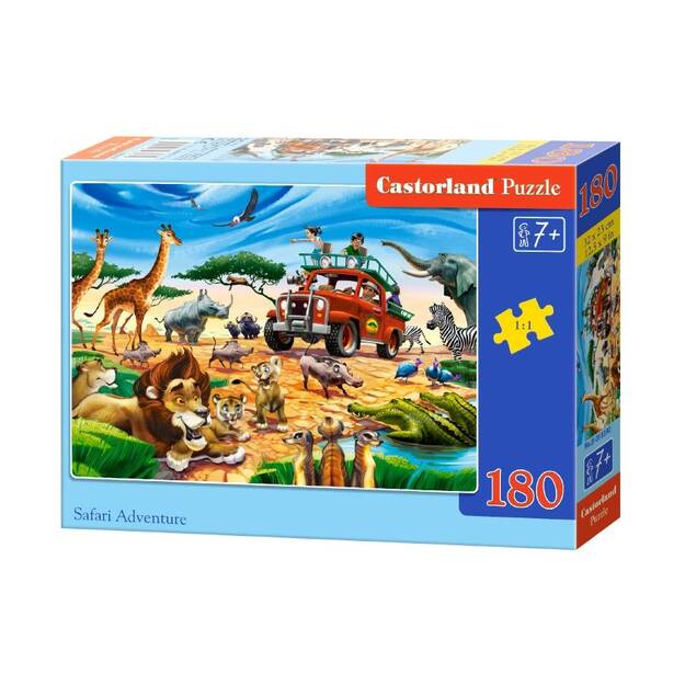 Castorland Safari Adventure Puzzle, 180 tükki