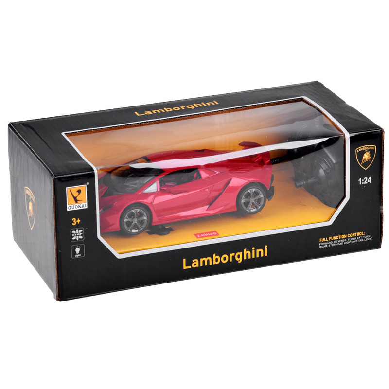 Kaugjuhitav auto - Lamborghini, punane