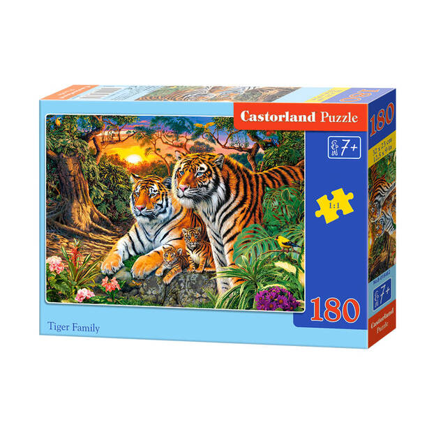 Castorland Tiger Family Puzzle, 180 tükki