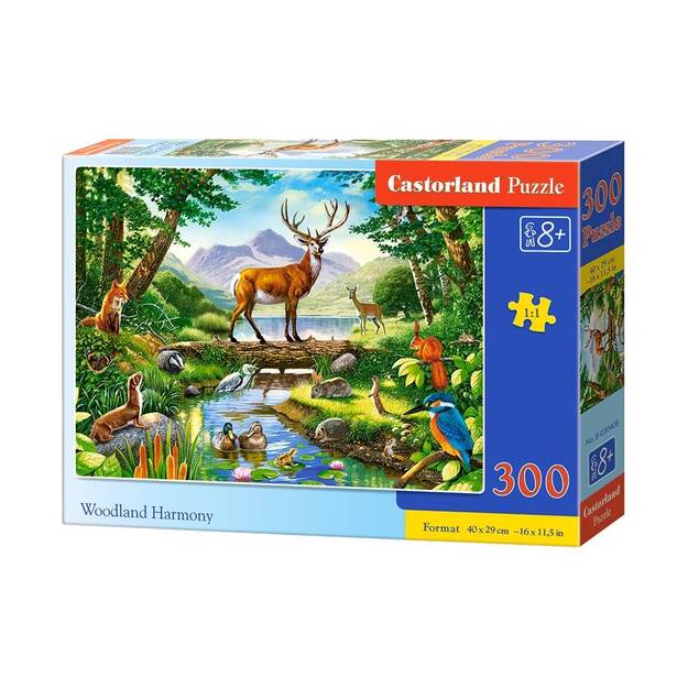 Castorland Woodland Harmony Puzzle, 300 tükki