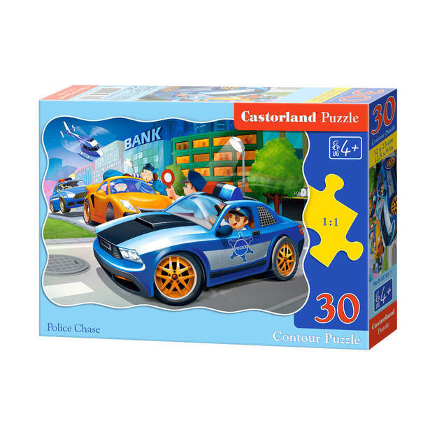 Castorland Police Chase Puzzle, 30 tükki