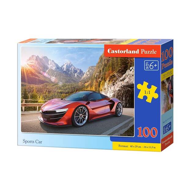 Castorland Sportauto Puzzle, 100 tükki