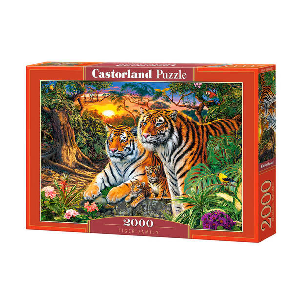 Castorland Tiger Family Puzzle, 2000 tükki