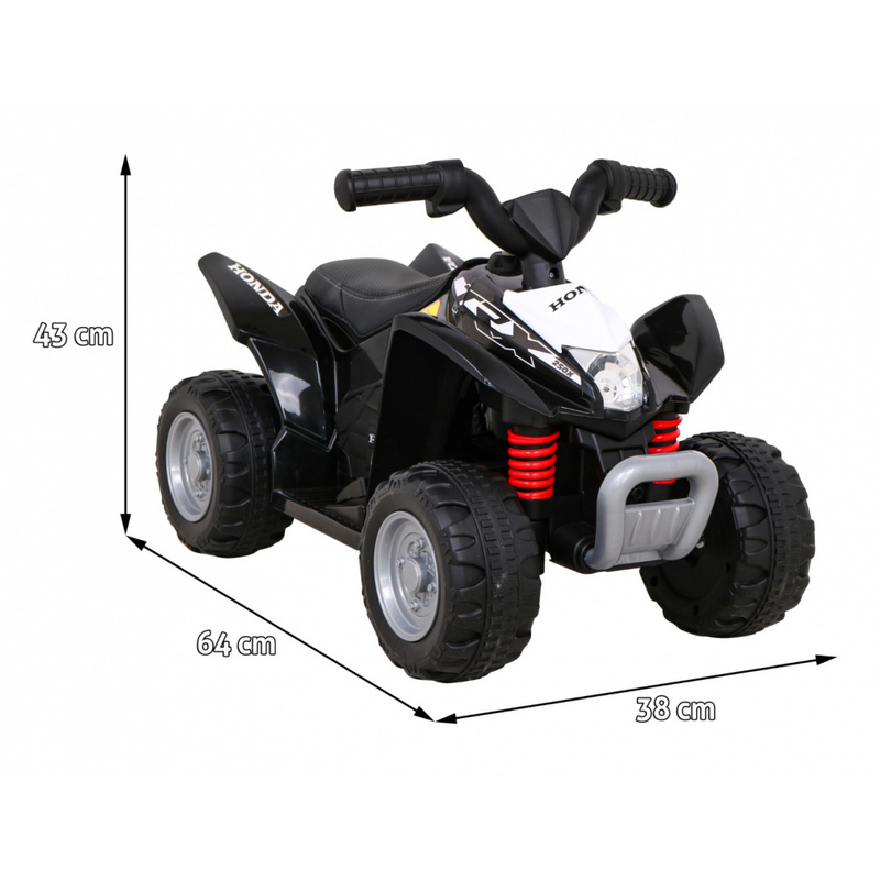 Quad Honda 250X TRX Quad Bike lastele, must