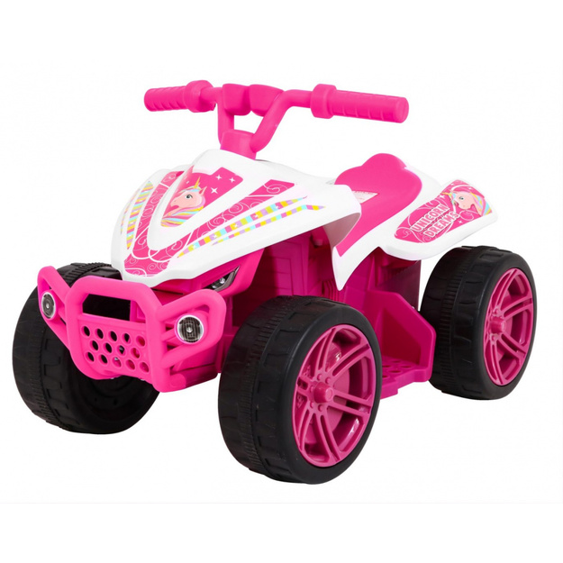 Little Monster elektriline Quad Bike lastele, roosa