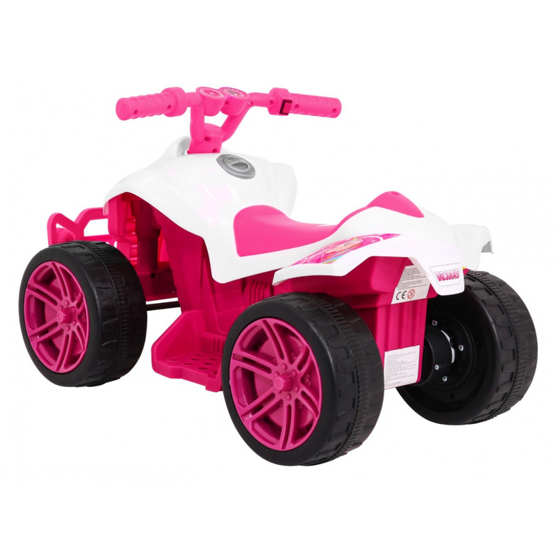 Little Monster elektriline Quad Bike lastele, roosa